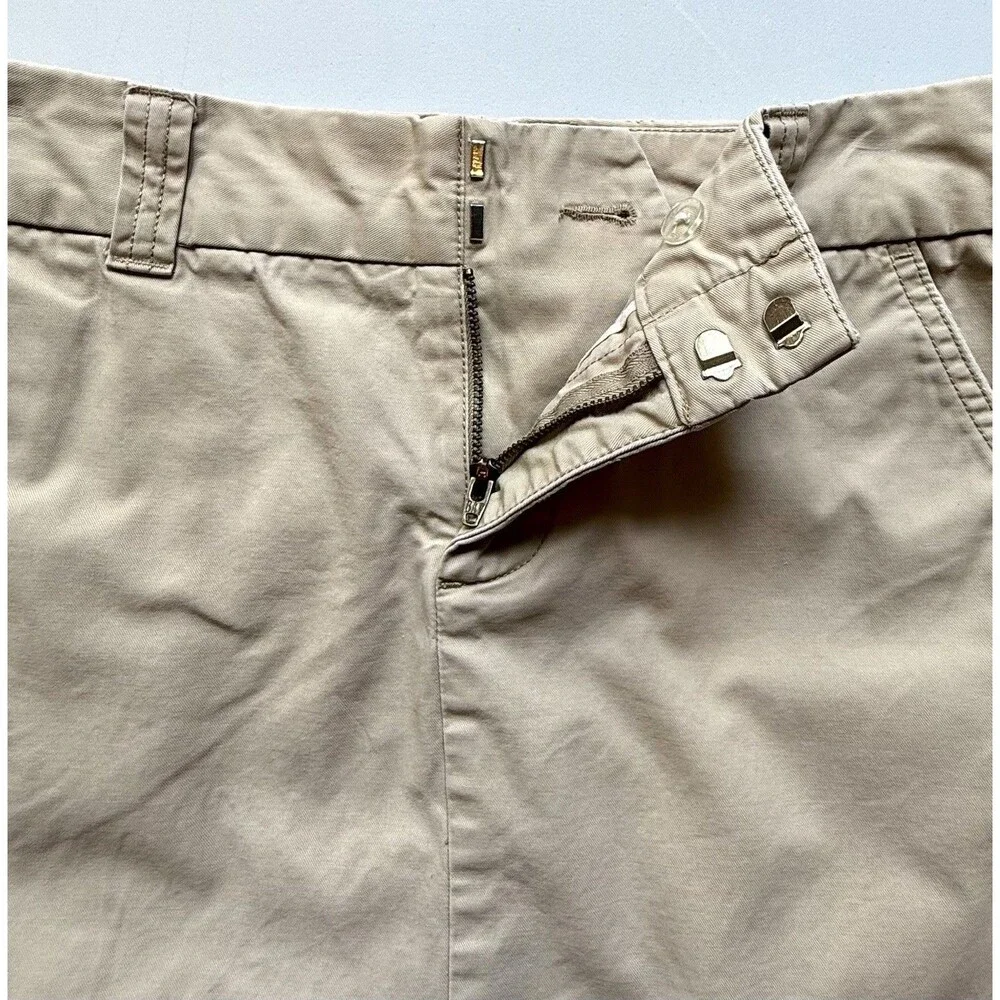 Gap Favorite Chino Tan Mini Skirt Sz 4 Y2K Preppy 2007 Style